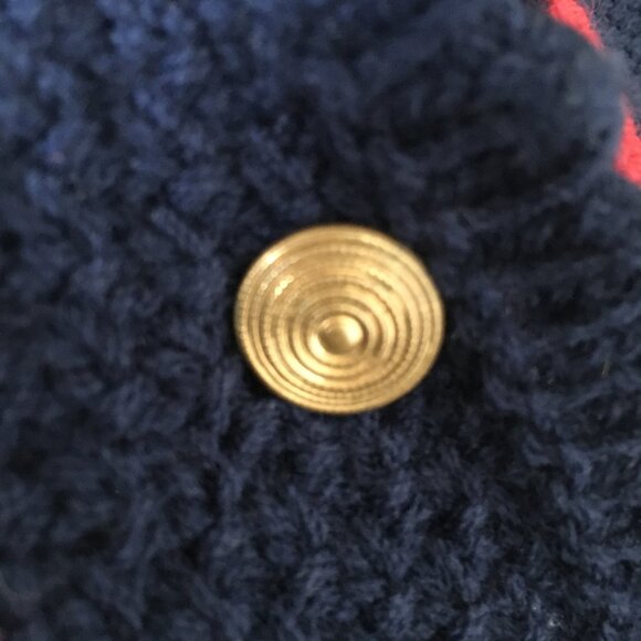 Hand Knit Cottagecore Wool Knit Floral Vest - Picture 9 of 14